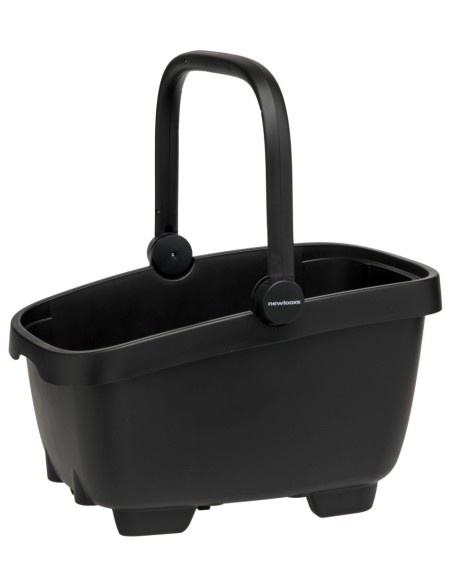 Gerecyclede (honden)fietsmand New Looxs Clipper 28 liter - 49 x 37 x 29 cm - zwart