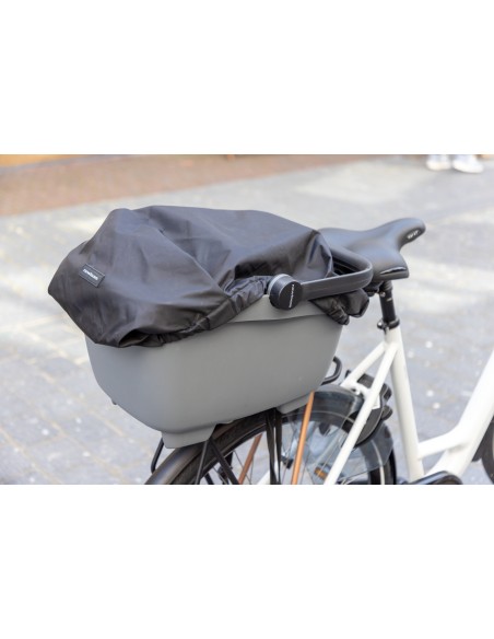 Gerecyclede (honden)fietsmand New Looxs Clipper 28 liter - 49 x 37 x 29 cm - zwart