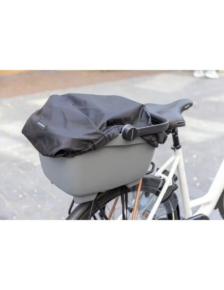Gerecyclede (honden)fietsmand New Looxs Clipper 28 liter - 49 x 37 x 29 cm - zwart