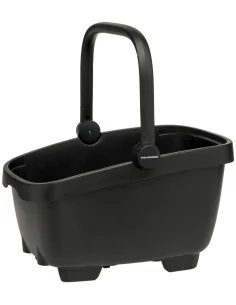 Gerecyclede (honden)fietsmand New Looxs Clipper MIK 28 liter - 49 x 37 x 29 cm - zwart