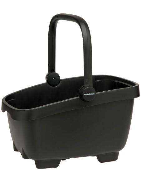 Gerecyclede (honden)fietsmand New Looxs Clipper MIK 28 liter - 49 x 37 x 29 cm - zwart