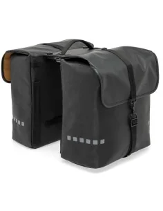 Dubbele fietstas New Looxs Odense Double MIK 39 liter 34 x 16 x 38 cm (x2) - zwart