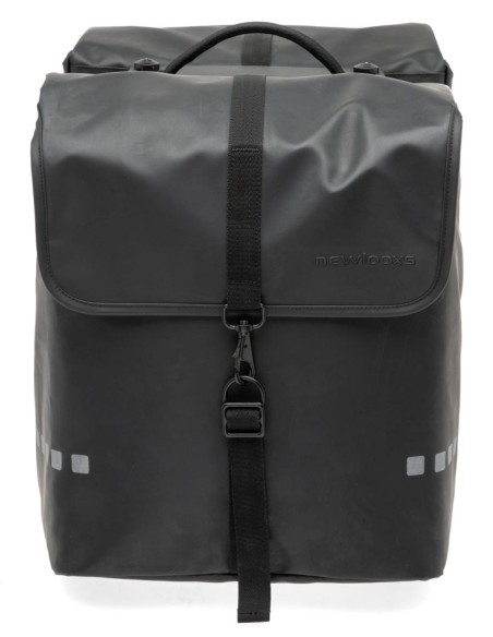 Dubbele fietstas New Looxs Odense Double MIK 39 liter 34 x 16 x 38 cm (x2) - zwart