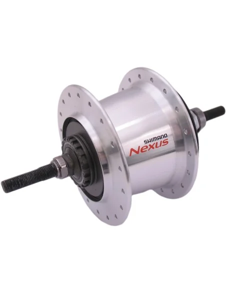 Versnellingsnaaf 7 speed Shimano Nexus 7 SG-C3001 voor rollerbrakes / velgrem 36 gaats - zilver