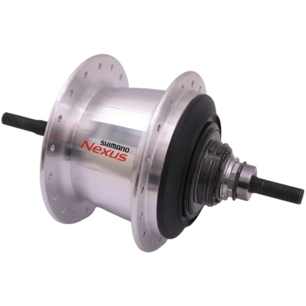 Versnellingsnaaf 7 speed Shimano Nexus 7 SG-C3001 voor rollerbrakes / velgrem 36 gaats - zilver