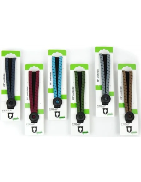 Triobinder Widek Eye 24/12mm met zwarte stalen platen - 12 stuks assorti van 6 kleuren