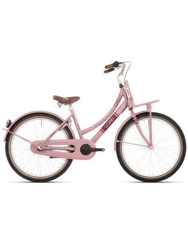 Kinderfiets Bikefun Load 20 inch met remnaaf - Mahogany Roze