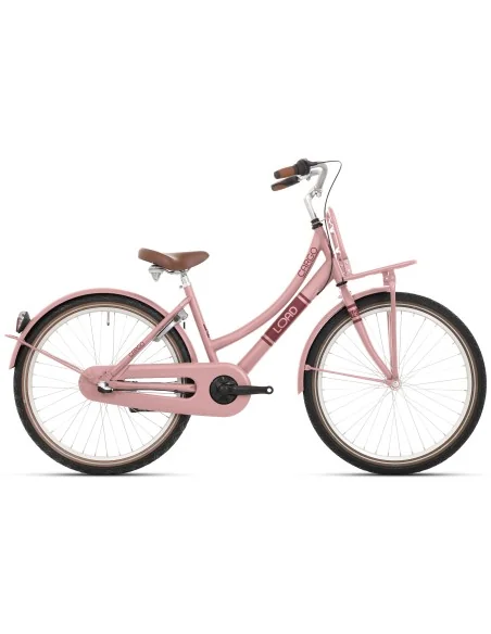 Kinderfiets Bikefun Load 20 inch met remnaaf - Mahogany Roze