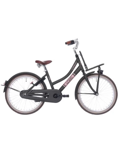 Kinderfiets Bikefun Load 20 inch met remnaaf - Elegance Mat Groen