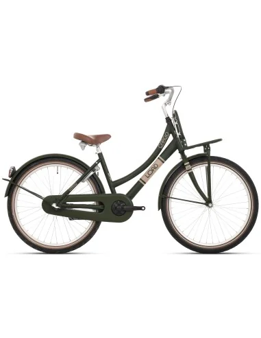 Kinderfiets Bikefun Load 24 inch met Nexus 3 versnelling/remnaaf - Elegance Mat Groen