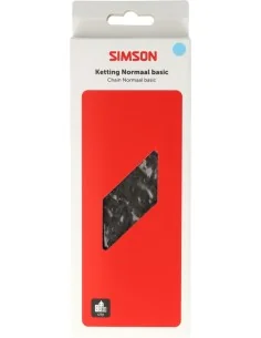 Ketting single speed Simson Basic 1/2"x 1/8" 112 schakels - zilver