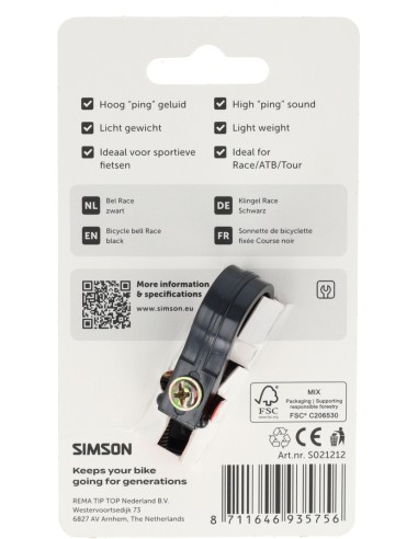 Bel Simson Race - zwart