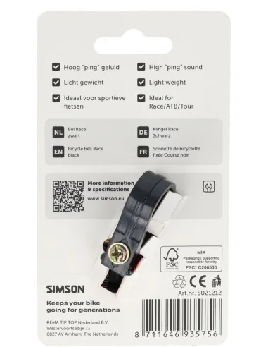 Bel Simson Race - zwart