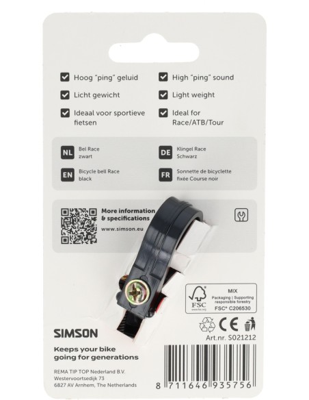 Bel Simson Race - zwart