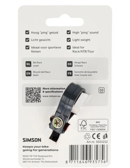 Bel Simson Race - zwart