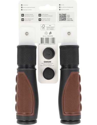 Handvatten Simson Lifestyle donkerbruin-zwart