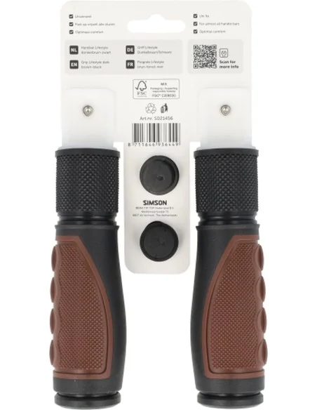 Handvatten Simson Lifestyle donkerbruin-zwart
