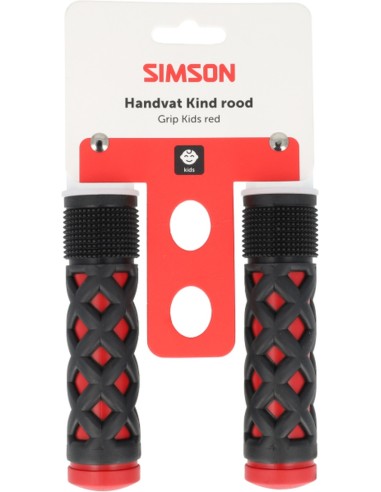 Handvatten Simson Kinderen rood-zwart