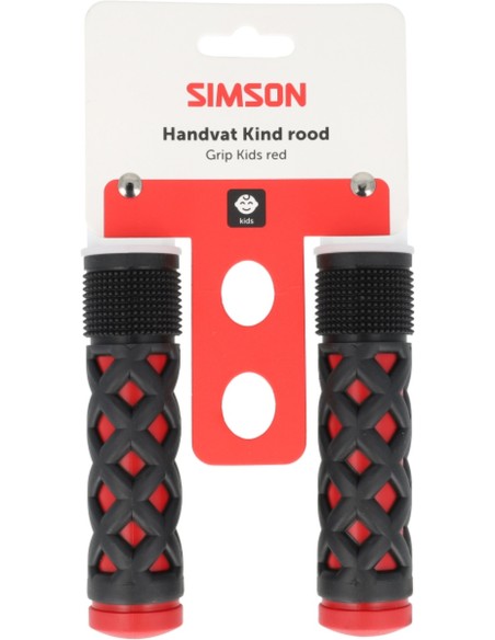 Handvatten Simson Kinderen rood-zwart