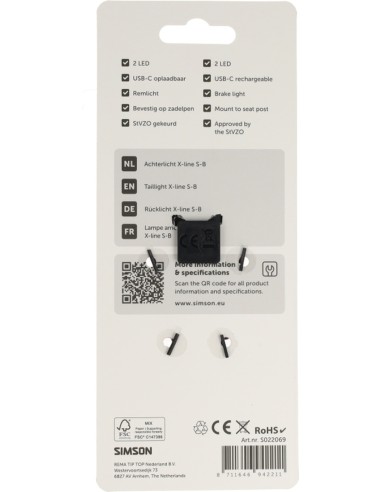 Achterlicht Simson Aurora X-line s