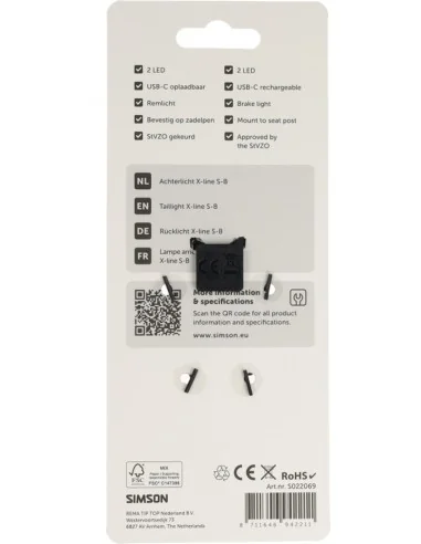Achterlicht Simson Aurora X-line s