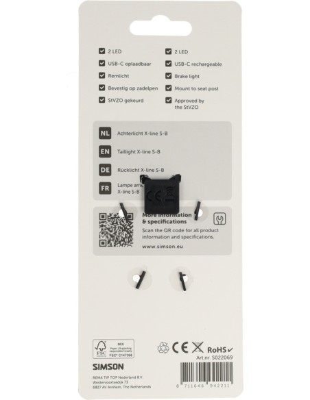 Achterlicht Simson Aurora X-line s
