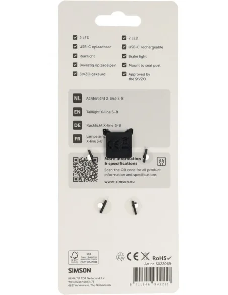 Achterlicht Simson Aurora X-line s