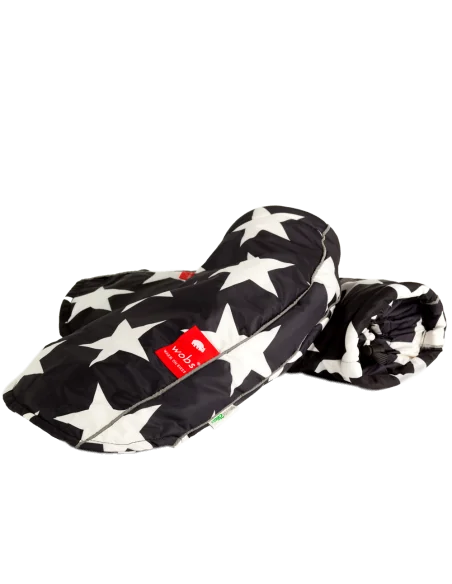 Handmof Wobs Stars Black & White