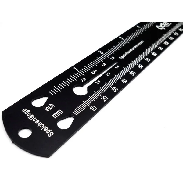 Spaaklineaal Cyclus - metaal