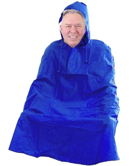 Regenponcho groot volwassen - geel