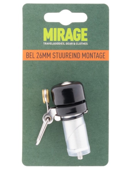 Fiets(race)bel Mirage 26 mm - stuureind montage - zwart