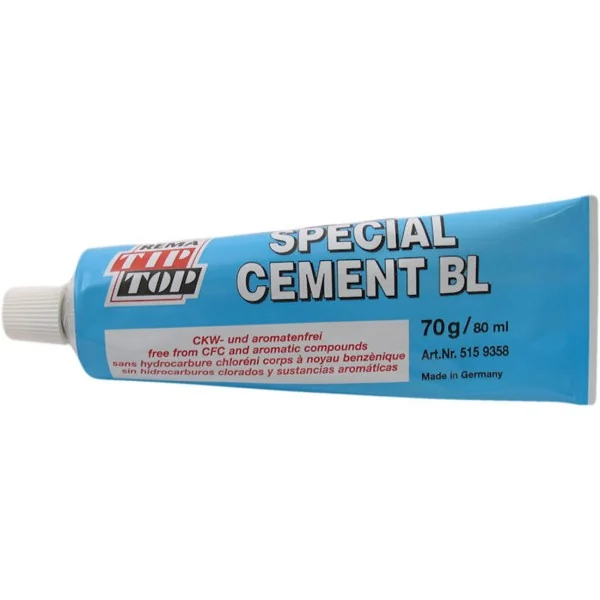 Solutie TipTop Speciaal cement blauw 70gr