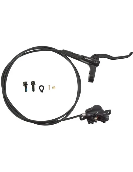 Hydraulische schijfremset Shimano MT200 achter - zonder remschijf - zwart