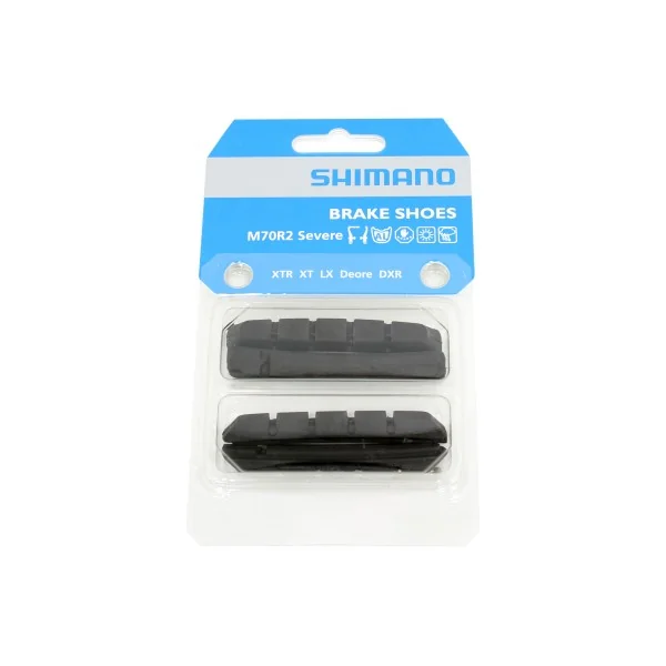 Remrubber Shimano XTR / XT / LX / Deore / DXR M70R2 (+1mm) - 2 paar