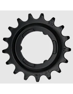 Tandwiel KMC Voor Shimano 17T O-MO Staal 3/32 inch - Zwart