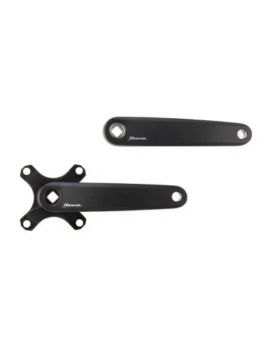 Crankstel Miranda Delta BCD 104 Gates - 170 mm crankarm - mat zwart