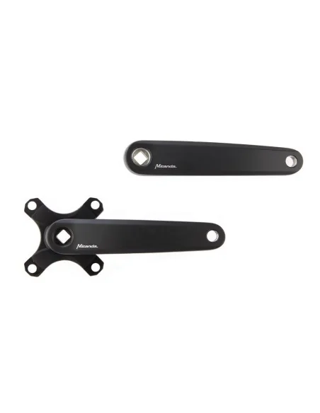 Crankstel Miranda Delta BCD 104 Gates - 170 mm crankarm - mat zwart