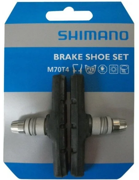 Remblokset Shimano Deore / LX M70T4 met moer (1 paar)