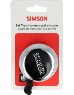 Fietsbel Simson Traditioneel - chroom