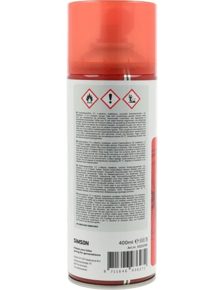 Dry lube spray Simson PFAS-vrij - 400ml