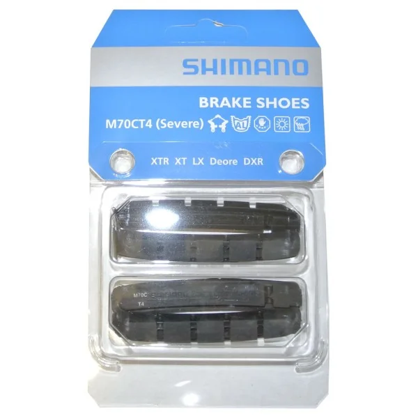 Remrubber Shimano M70CT4 V-brake - o.a. BR-M570 - BR-M970 (2 sets)