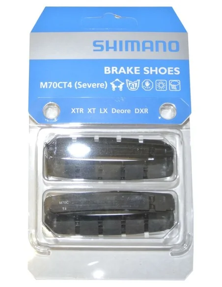 Remrubber Shimano M70CT4 V-brake - o.a. BR-M570 - BR-M970 (2 sets)