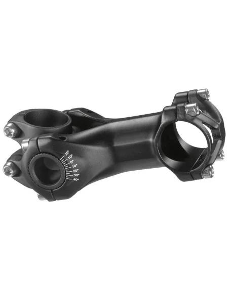Verstelbare Ahead stuurpen Ergotec Swell-R Eco 1 1/8" / 31,8 mm - mat zwart - 80 mm stuurpenlengte