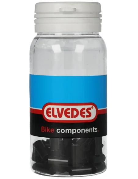 Kabeleindhoedjes voor OT-RS900 Elvedes van ø3,65 to ø5.5mm x 12mm - zwart (50 stuks)