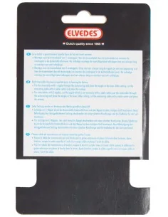 Schakel binnenkabel Elvedes 3000mm 1 x 19 draads RVS ø1,1mm met ø2,5 ×10 en ø4 × 4mm N-nippel - Zilver 2