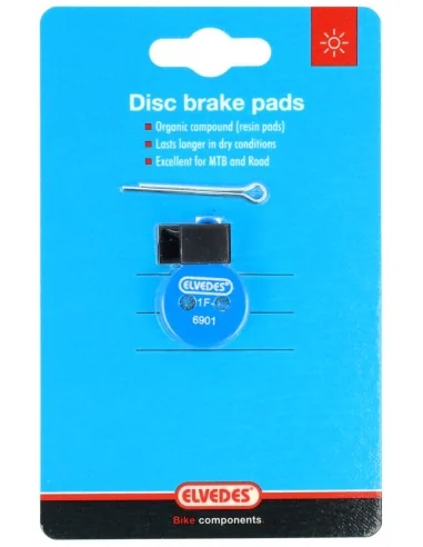 Organische schijfremblokjes Elvedes t.b.v. Tektro Lyra