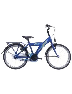 Kinderfiets Bikefun Urban City 20 inch met Remnaaf - Kobalt Mat Blauw