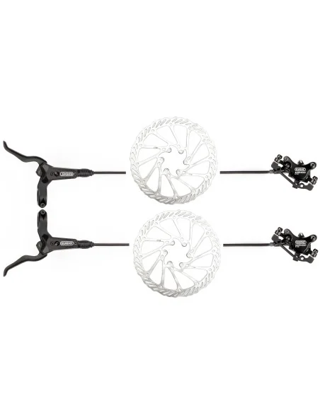 Hydraulische remsysteem Elvedes HP4000 incl. remschijven ø160mm