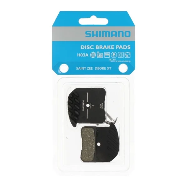 Schijfremblokset Shimano H03A Resin met koelvinnen