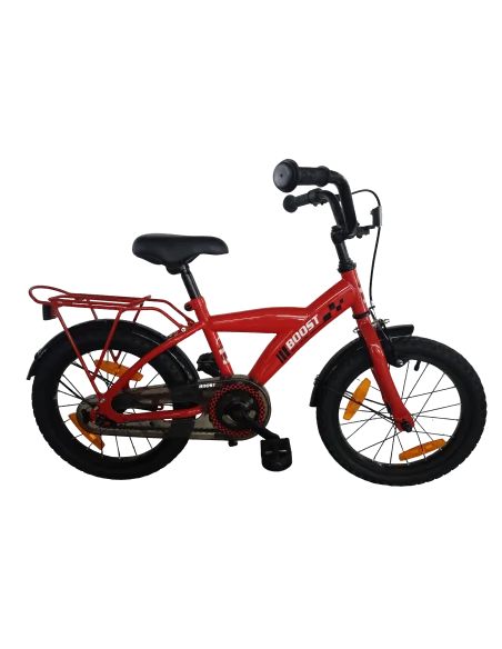 Kinderfiets Bikefun Boost 16 inch met remnaaf - Rood